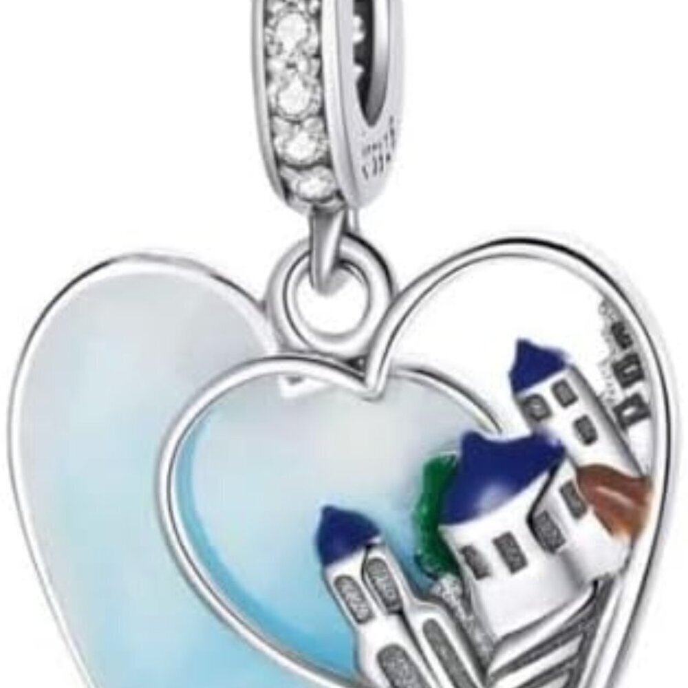 Sterling Silver Santorini Charm Travel Beads for Bracelets & Necklaces